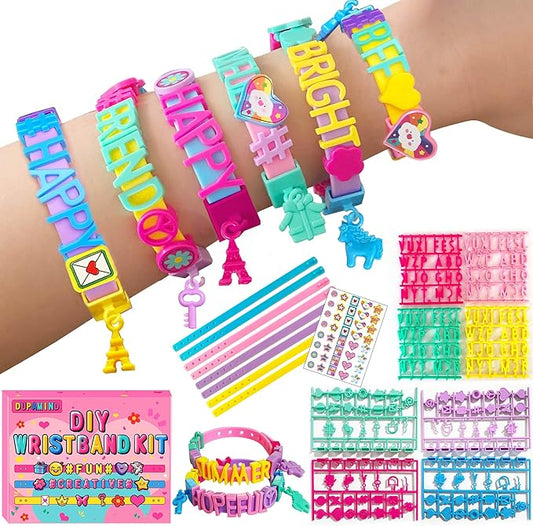 dupamind friendship bracelet making kit for girls, christmas gifts art & craft kits for kids, diy jewelry making kit, birthday present for ages 4-12, toy for age 4, 5, 6, 7, 8, 9, 10, 11, 12 years old