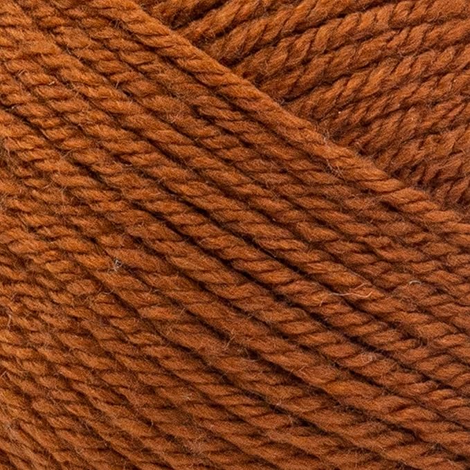 Lion Brand Yarn Basic Stitch Anti-Pilling Yarn for Crocheting, Knitting, and Crafts, Adobe, 1 Pack