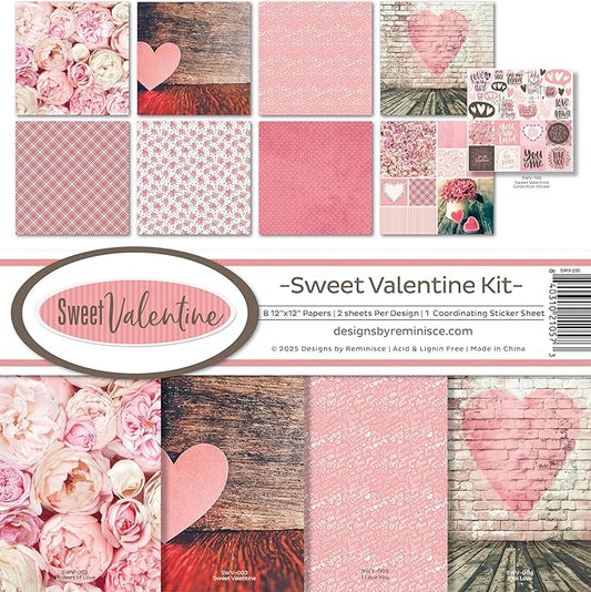 Reminisce Sweet Valentine Scrapbook Collection KIT