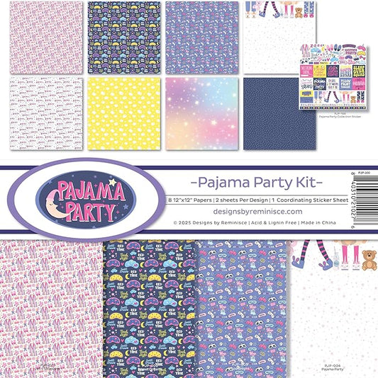 Reminisce Pajama Party Scrapbook Collection Kit