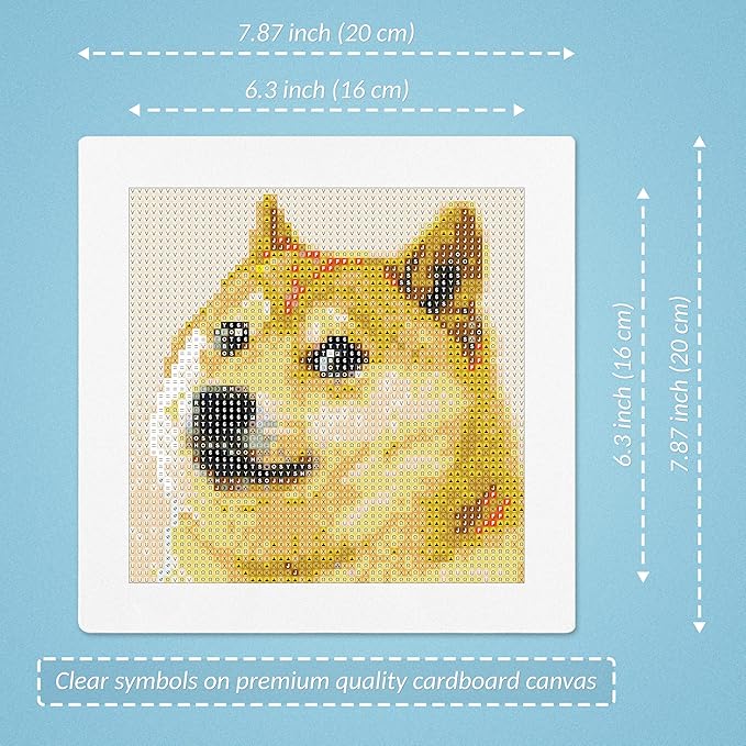 LuwoArte 6 Pack Diamond Painting Kits for Adults – Funny Meme Animals – Full Drill DIY Paint Gem Art for Adults – Brilliant 5D Diamond Painting Kit – Relaxing Craft for Home Wall Décor