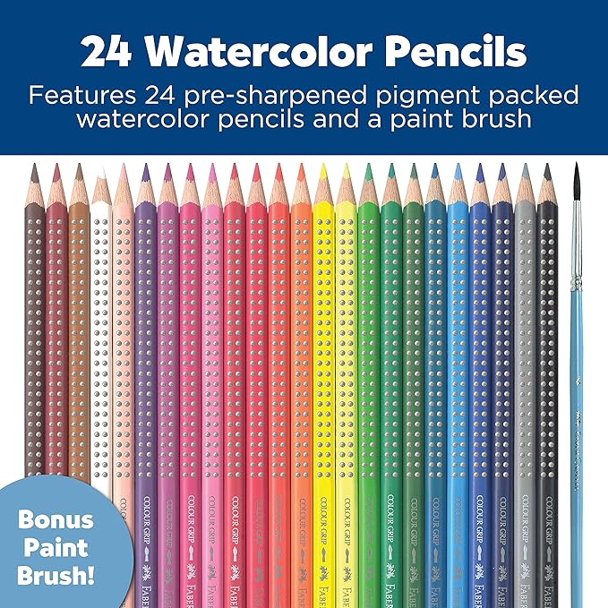 Faber Castell Watercolor EcoPencils, set of 24