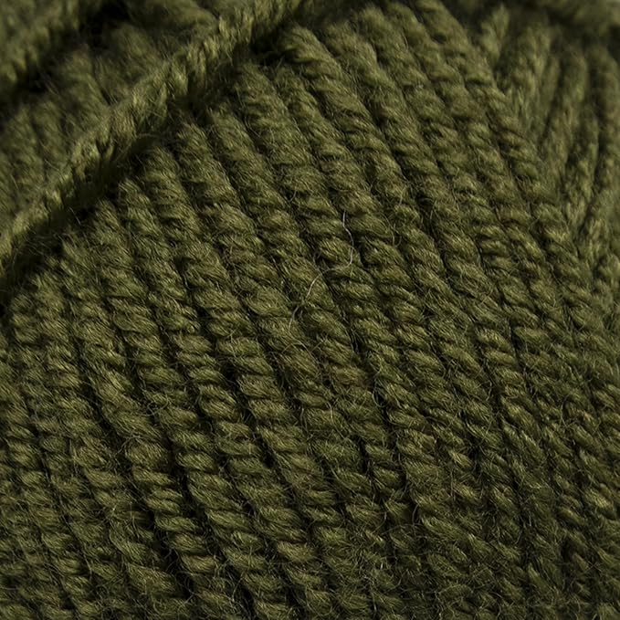 Estako Star-Worsted Yarn - 75% Acrylic 25% Wool - Soft Medium Weight #4-100g (3.52oz) - 170m (186yds) - Crochet & Knitting Yarn (44065 - Khaki)