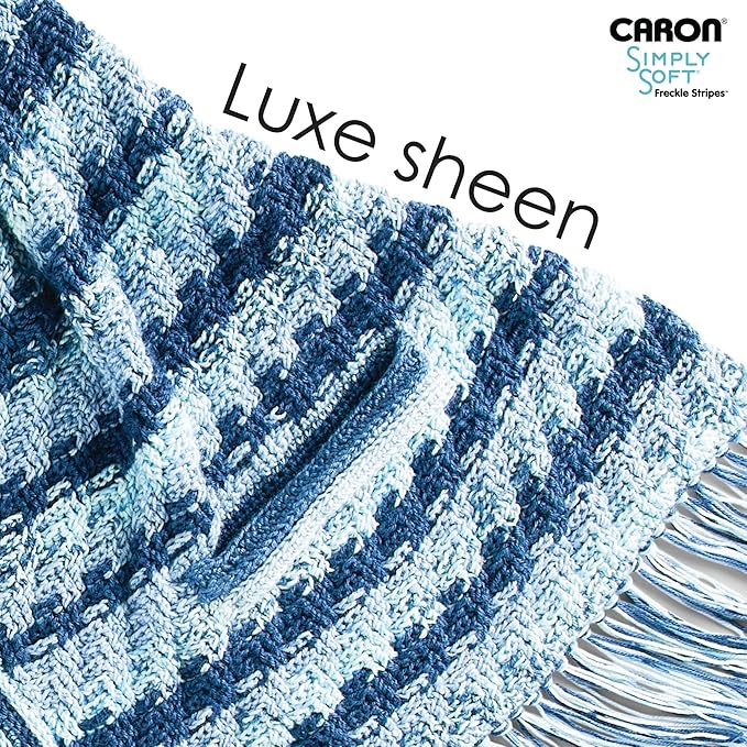 Caron Simply Soft Freckle Moss Yarn - 3 Pack of 5oz/141g - Acrylic - #4 Worsted (Medium) - 235 Yards - Knitting & Crochet