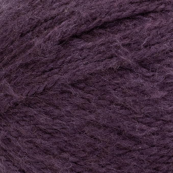 Lion Brand Yarn Jiffy Bonus Bundle, Acrylic Yarn for Crochet, Eggplant, 1 Pack