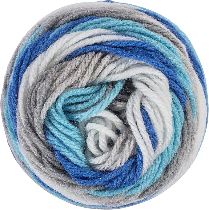 RED Heart Super Saver Yarn, Stripe - Calm