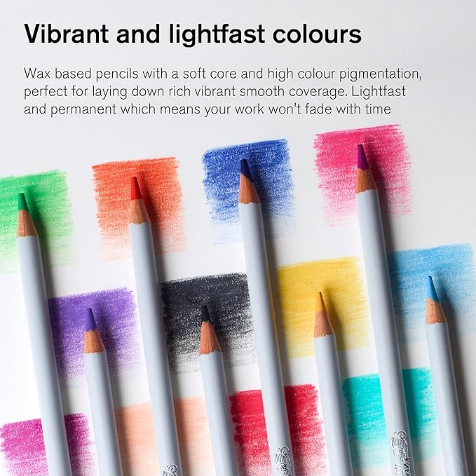 Winsor & Newton Studio Collection Artist Pencils, Color Pencils, Set of 48