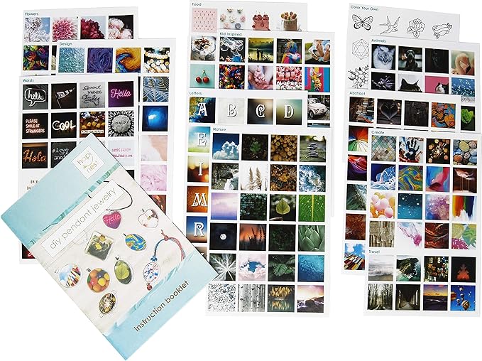 Hapinest Jewelry Making Kit for Girls Arts and Crafts Gifts Ages 8 9 10 11 12 Years Old and Teens - 11 Charm Pendants, 9 Necklaces, 2 Bracelets