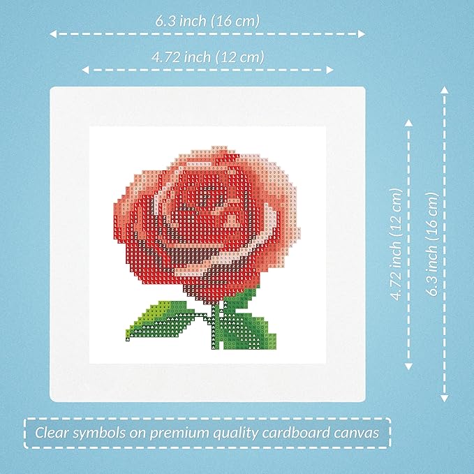 LuwoArte 16 Pack Diamond Painting Kits for Adults – Flower Garden-Themed Diamond Art Kits – Full Drill DIY Paint Gem Art for Adults – 5D Diamond Painting Kit – Relaxing Craft for Home Wall Décor
