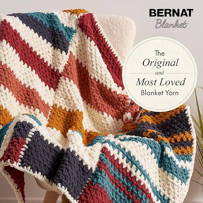 Bernat Blanket Yarn, Plum Fields