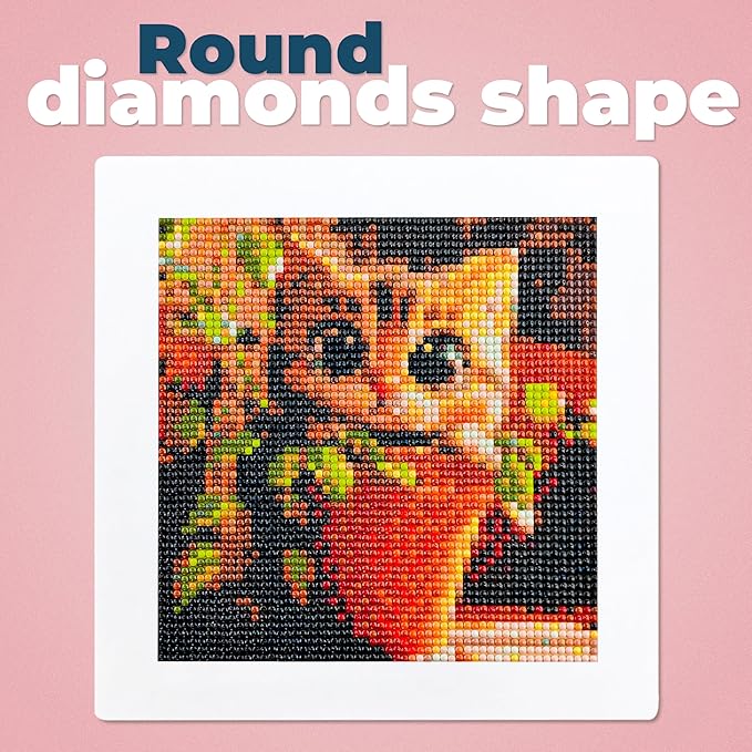 LuwoArte 6 Pack Diamond Painting Kits for Adults – Naughty Cats-Themed Diamond Art Kits–DIY Full Drill Paint Gem Art for Adults – Brilliant 5D Diamond Painting Kit – Relaxing Craft for Home Wall Décor
