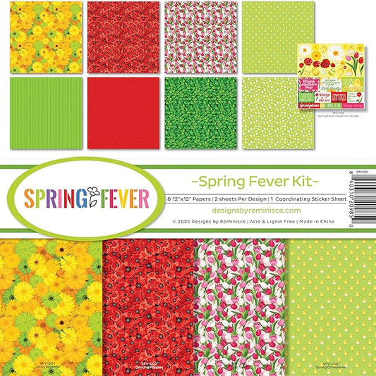 Reminisce Spring Fever Scrapbook Collection KIT