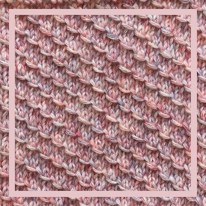 Cotton to The Core Worsted Weight Yarn for Crocheting, 3-Pack (654Yds / 300G), Free Patterns, Beginners Friendly - Soft Cotton Yarn for Knitting - #4 Medium Worsted Weight - Baby Pink