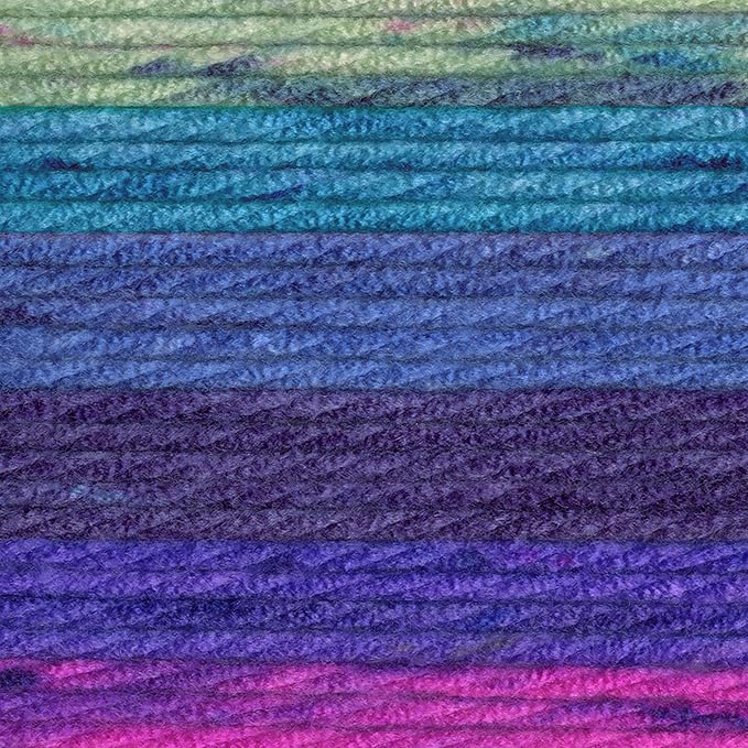 Lion Brand Yarn, Mandala Thick & Quick Bulky Yarn, Vortex, 1 Cake