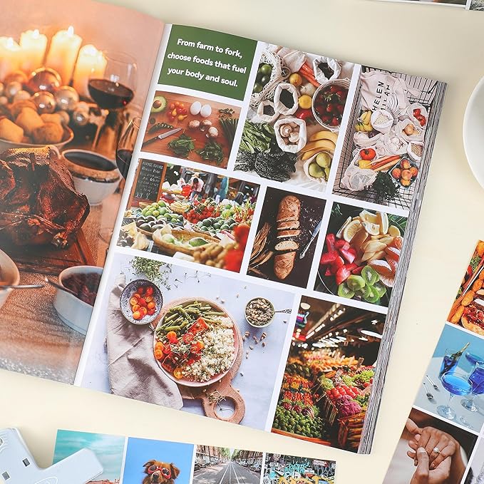 emmoolife Vision Board Book for Black Women, Vision Board Kit 1400+ Inspirational Pictures Quotes & Stickers, Magazine for Vision Board & Collage Book, Realize Dreams & Create Life Goals