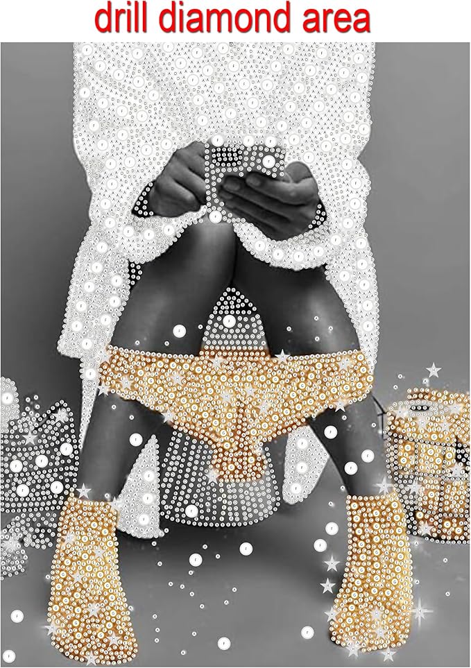 KUFWKEY Toilet Diamond Art Kit for Adults,Diamond Painting Kits for Beginners,5D Special Shaped Diamond Art Painting,DIY Handicrafts,Mosaic Diamond dots for Bathroom Decor,11.81x15.7 inch