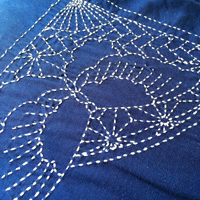 Olympus Sashiko Thread 20m(21.8yds) Bundles 100% Cotton (White and Blue 9Colors), OS-20M