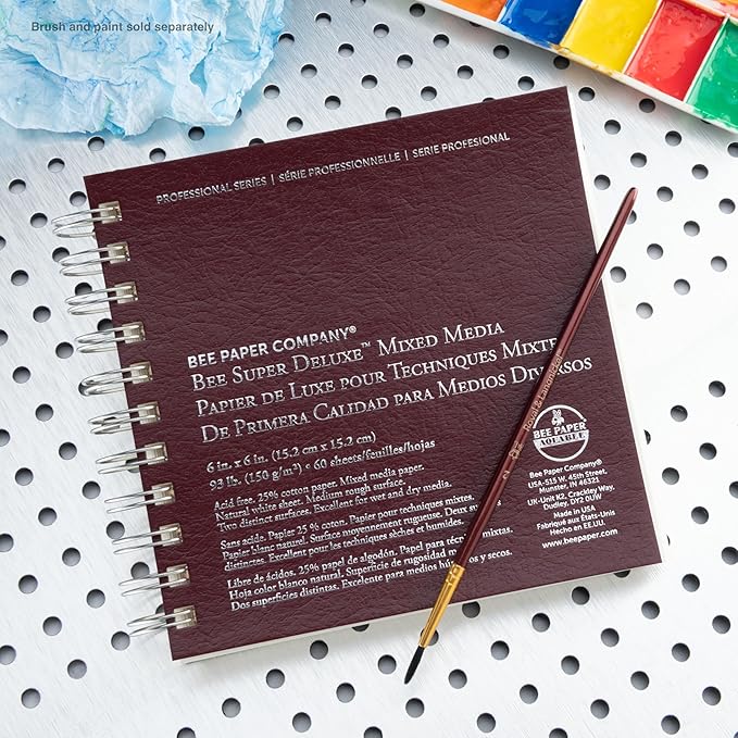 Bee Paper - 14"x 17" Super Deluxe Mixed Media Sketching Pad, 50 Sheets