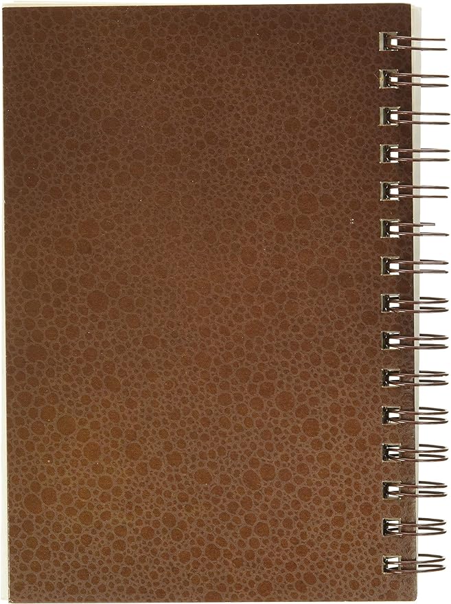 Strathmore Wire Bound Visual Journal, 140 lb. Cold Press Watercolor Paper, 5.5 X 8 inches, White, 22 Sheets (460-55)