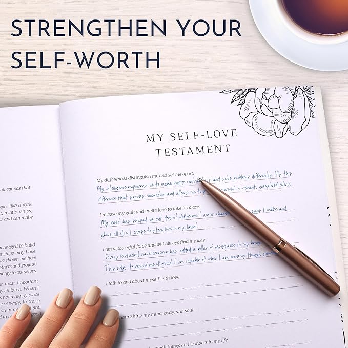 Adult Coloring Book for Women – Affirmation Coloring Book with 29 Self Love Affirmations – Coloring Books for Adults Relaxation, Self Love Gifts, Affirmation Gifts for Women, 8.5x11, Perforated