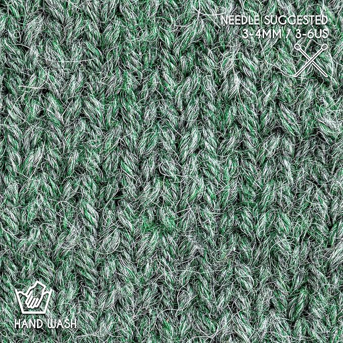 Worsted Set (6 x 1.75 oz) Super Soft Baby Alpaca Knitting Yarn Emerald 656 Yards