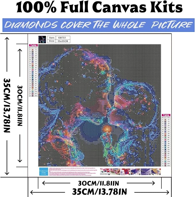 Diamond Art Kits for Adults Family Affection, DIY 5D Diamond Painting Kit for Beginners, Mom Daughter Full Round Drill Gem Art Dots for Adults, Diamond Dots Paintings Crafts Home Wall Decor 14X14 Inch