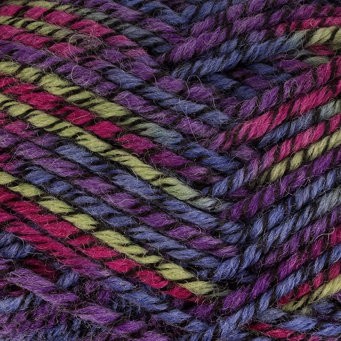 JubileeYarn Chunky Melody Yarn - 100g/Skein Bulky Wool Blend - Starling - 4 Skeins