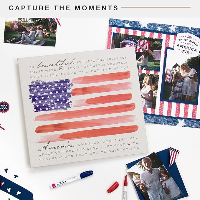 12x12 Scrapbook, American Flag