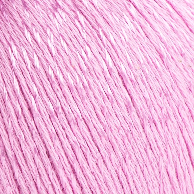 YarnArt Summer – Lightweight Glittery Yarn, 70% Mercerized Cotton, 30% Viscose – Sparkly Knitting & Crochet Yarn for Shawls, Clothes & Accessories (01)