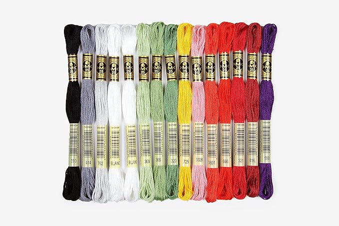 DMC Embroidery Floss Pack - Holiday Decor - 8.7 Yards - 30 skeins