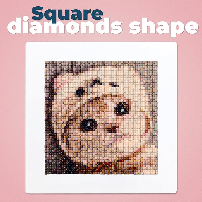 LuwoArte 12 Pack Diamond Painting Kits for Adults – Featuring Funny Meme Cats Designs – Full Drill DIY Paint Gem Art for Adults – Brilliant 5D Diamond Painting Kit – Relaxing Craft for Home Wall Décor