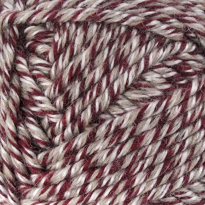 JubileeYarn Chunky Melody Yarn - 100g/Skein Bulky Wool Blend - Purple Haze - 4 Skeins