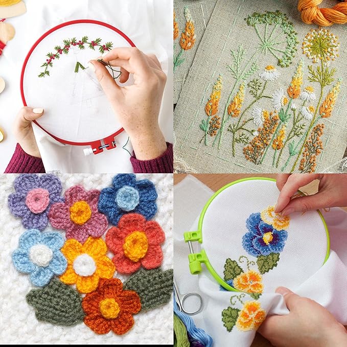 300 Colors Embroidery Floss Kit - Premium Friendship Bracelet String and Yarn for Crafts, Durable Embroidery Thread for DIY Projects