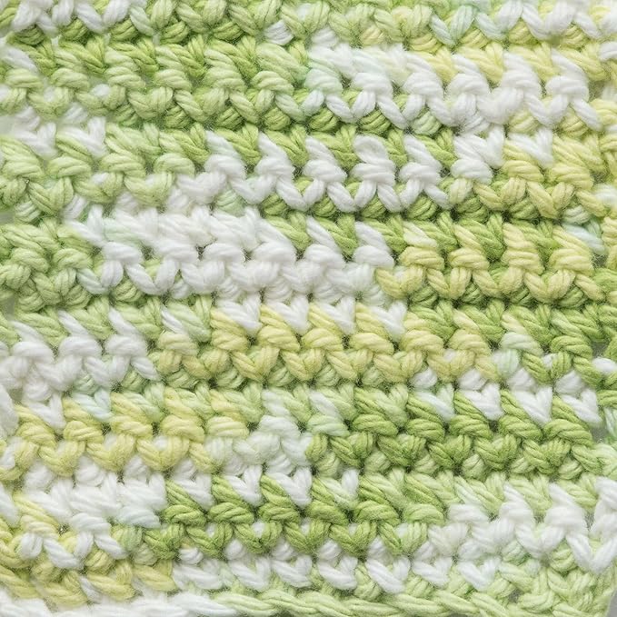 Lily Sugar'n Cream 100% Cotton Yarn 6-Pack Bundle with Bella's Crafts Stitch Markers (Ombre Mix 3)