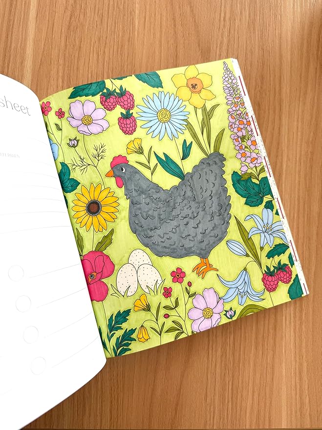 Elyse Breanne Design, Farmers Market Coloring Book, 40 Fresh Coloring Pages, 8.5x10 inches