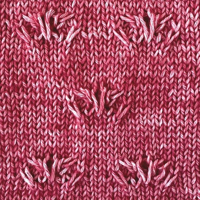 Cotton to The Core Cotton Yarn for Crocheting, 6-Pack (852 Yds / 300G), Free Patterns, Beginners Friendly - Soft Baby Yarn for Knitting - 3 DK Light Worsted Weight - Cherry Red