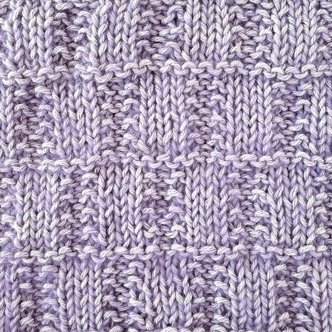 Cotton to The Core Cotton Yarn for Crocheting, 6-Pack (852 Yds / 300G), Free Patterns, Beginners Friendly - Soft Baby Yarn for Knitting - 3 DK Light Worsted Weight - Lavender Purple