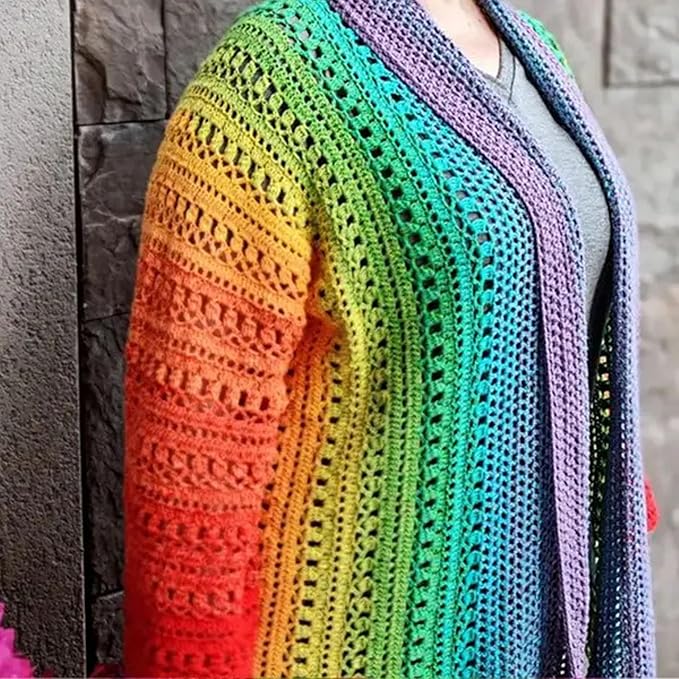 YarnArt Flowers – Gradient Cotton Acrylic Blend, 250g (8.8 oz), 1094 yds, Lightweight Sport Yarn for Crochet, Knitting, Shawls, Summer Projects - 1 Fine Skein (277)