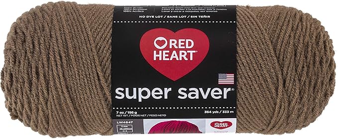 Super Saver Yarn, Cafe Latte, Acrylic -1
