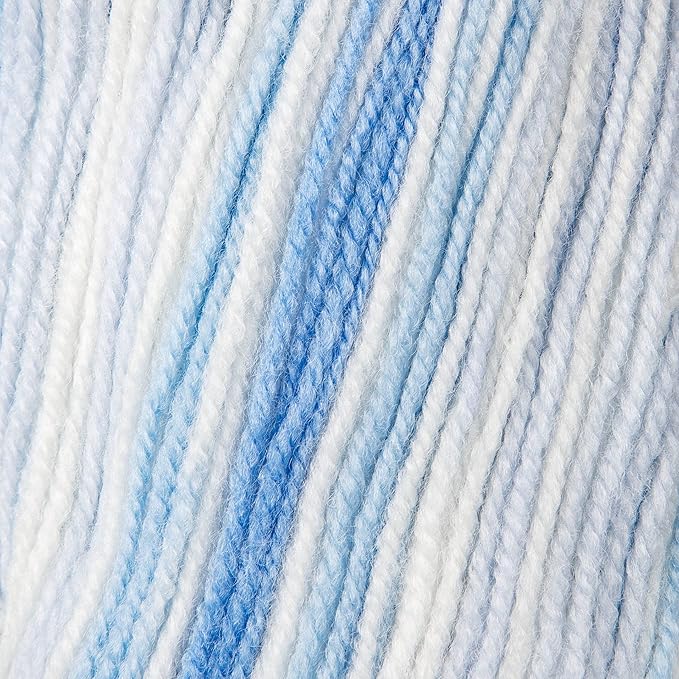 5 Skeins Candy Yarn, 3.5 oz, 251 Yards, Multicolor Yarn for Crocheting and Knitting, Craft Yarn, Gauge 3 Light (5431)