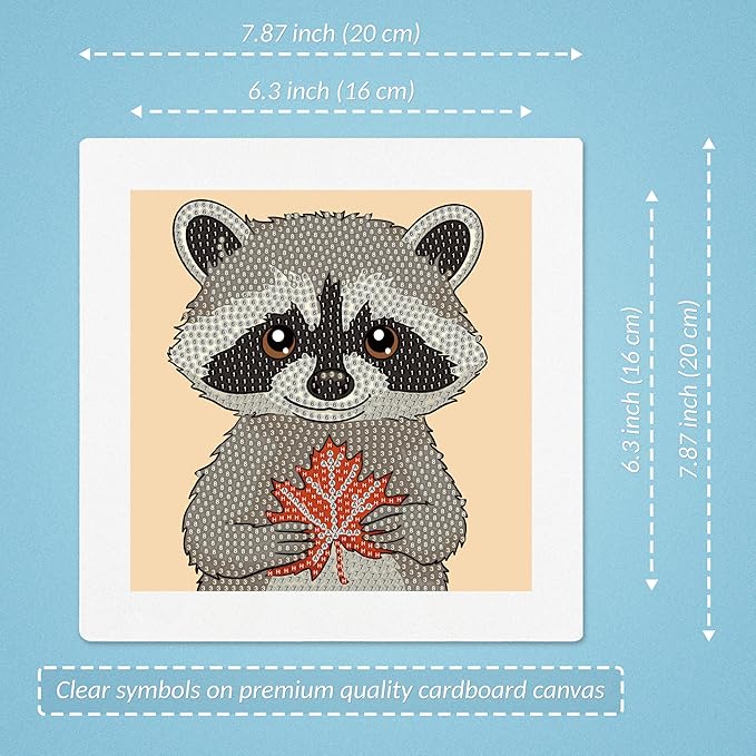 LuwoArte 6 Pack Diamond Painting Kits for Adults – Cute Animals-Themed Diamond Art Kits–DIY Full Drill Paint Gem Art – Brilliant 5D Diamond Painting Kit for Adults – Relaxing Craft for Home Wall Décor