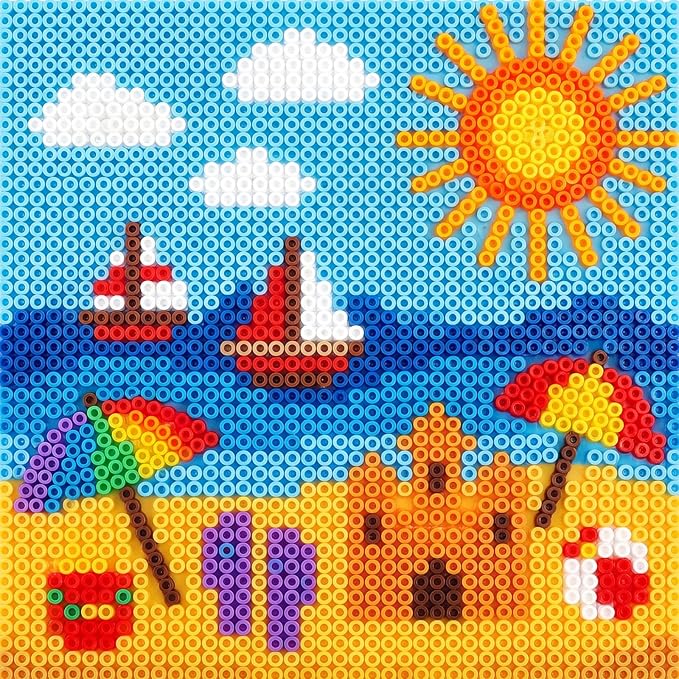 Libima 28000 Pcs 28 Colors Fuse Beads Bulk for Kids Art and Crafts Assorted Iron Beads Set Multicolored for Birthday Gift Bracelet Making Accessories (2.6mm)