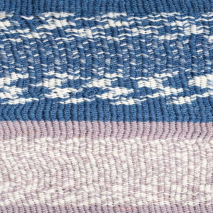 Lion Brand Yarn Wool Ease Fair Isle, Yarn for Knitting, Denim/Lilac, 3 Pack