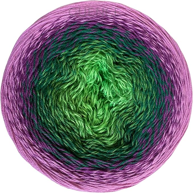 Yarn Art YarnArt Flowers Yarn 55% Cotton 45% Acrylic 250gr 1094yds Multicolor Cotton Yarn Rainbow Crochet Yarn Spring Summer - 1 Fine Sport Skein (313)