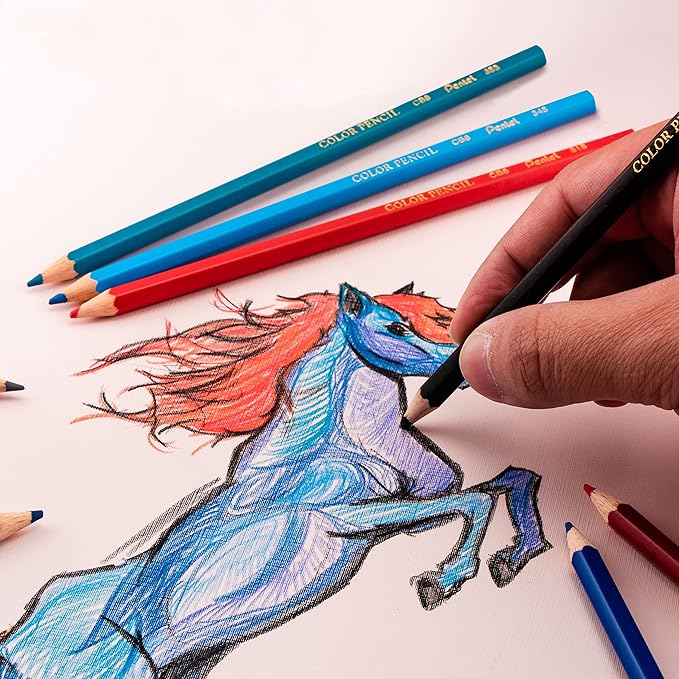 Pentel Arts Color Pencils - Assorted Colors, 36-Pack (CB8-36)