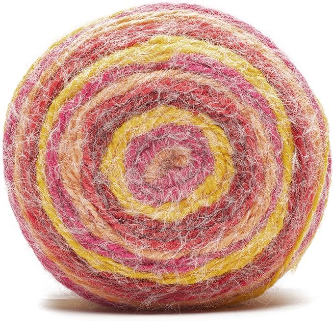 Caron Colorama Halo Striped - 2 Pack of 481 Yards/8 oz Snapdragon 71% Acrylic 18% Nylon 11% Polyester Yarn