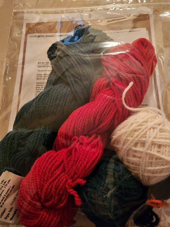 Christmas Stocking Knitting Kit - Snowman