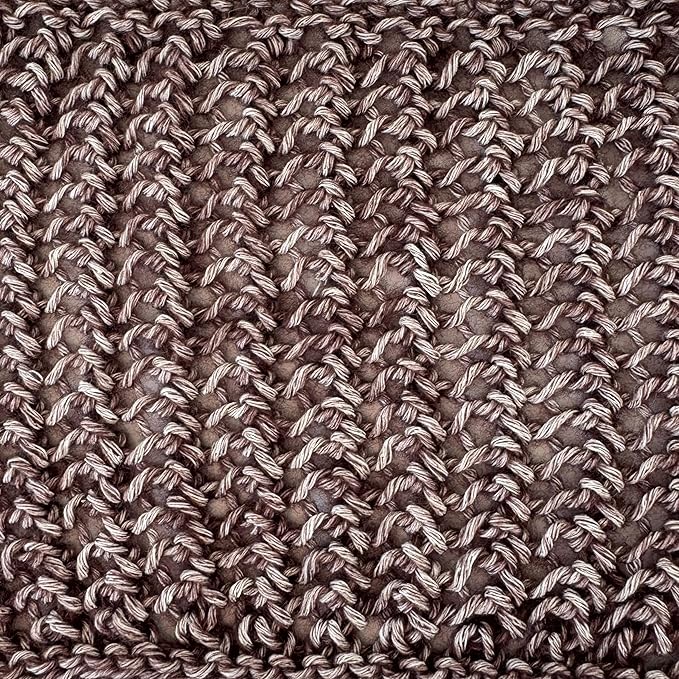 Cotton to The Core Cotton Yarn for Crocheting, 6-Pack (852 Yds / 300G), Free Patterns, Beginners Friendly - Soft Baby Yarn for Knitting - 3 DK Light Worsted Weight - Chocolate Brown