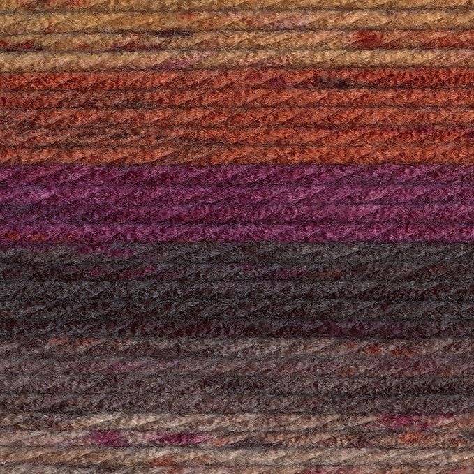 Lion Brand Yarn, Mandala Thick & Quick Bulky Yarn, Pocket Watch, 1 Cake