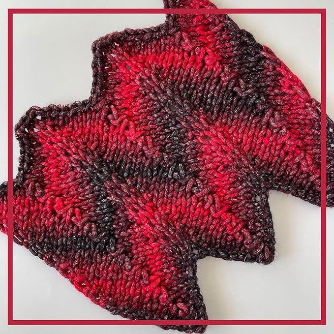 Ombré-Encore Chunky Ombre Yarn for Crocheting, 3 Balls, 507Yds/420G, Free Patterns - Multi Colored Bulky 5 Weight Yarn for Knitting - Checkerboard Red